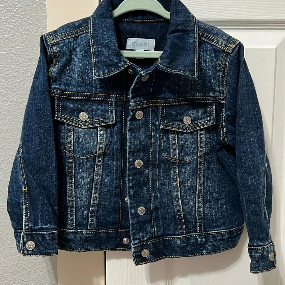 Gymboree Toddler Denim Jean Jacket 3T boy girl excellent condition like new - Picture 4 of 6